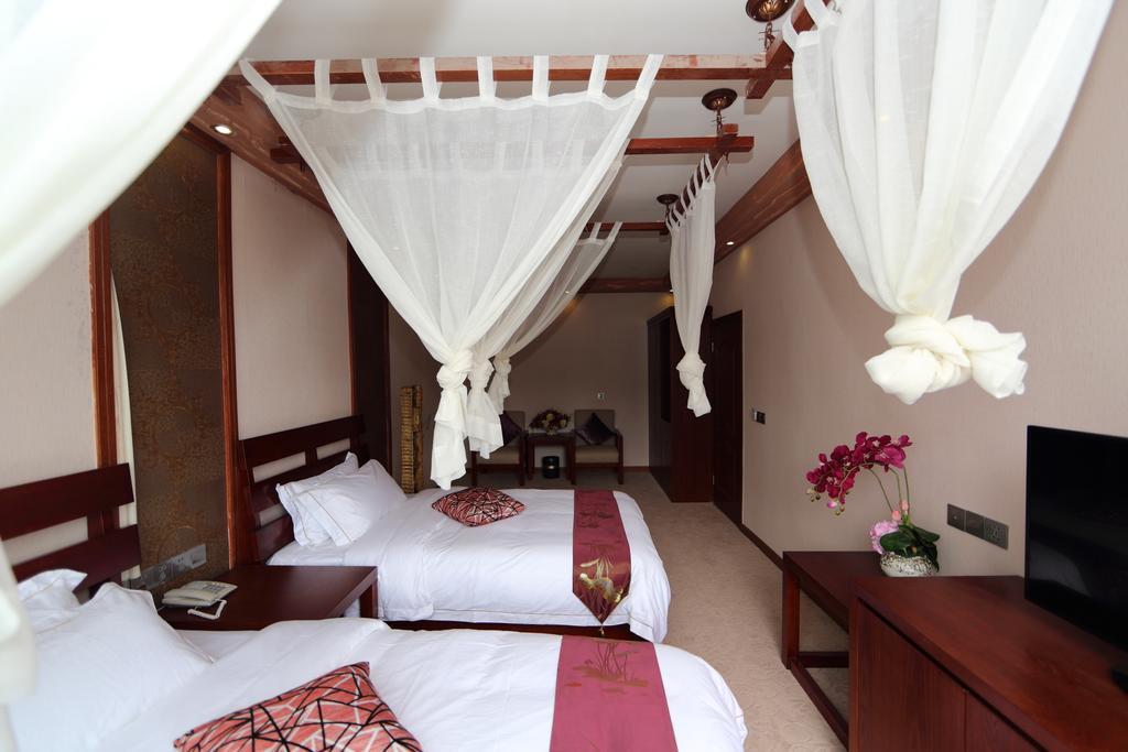 Panshan Tingquan Tuwo Holiday Resort Leshan Rum bild