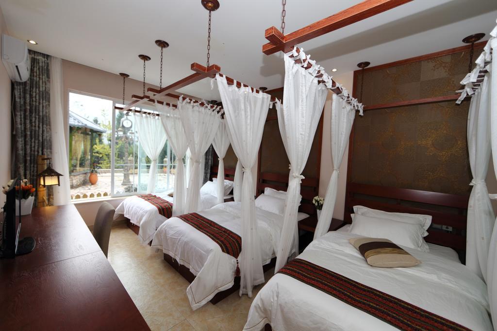 Panshan Tingquan Tuwo Holiday Resort Leshan Rum bild